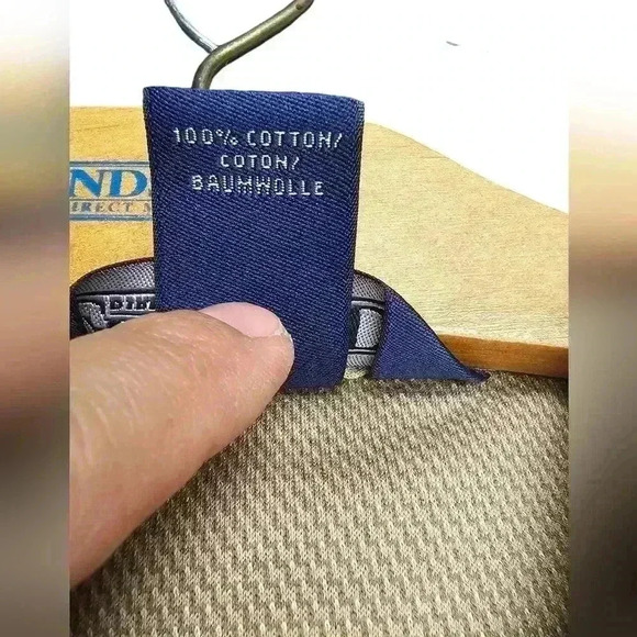 Lands' End Men's 100% Cotton Polo‎ Size M 38-40 - Picture 5 of 6